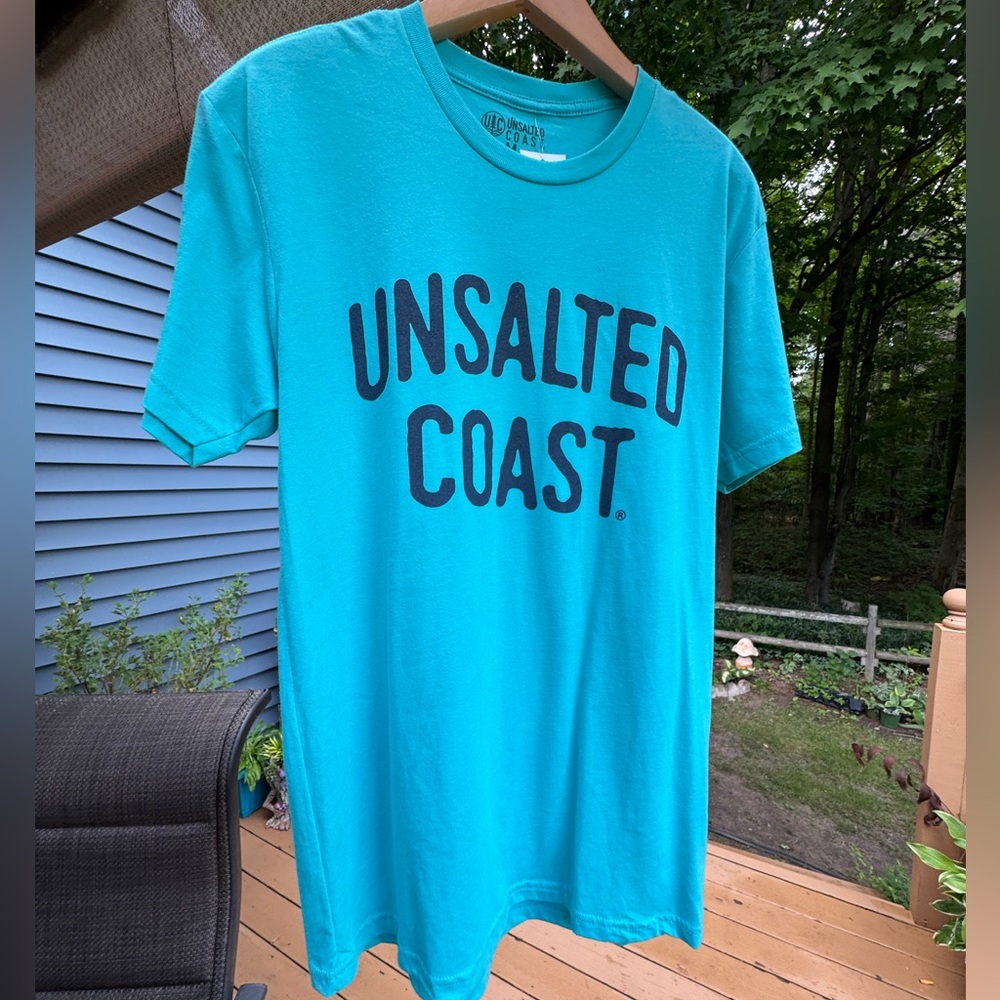 Unsalted Coast , Tahiti Blue Short Sleeve Tee